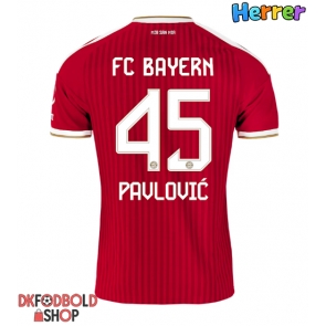Bayern Munich Aleksandar Pavlovic #45 Hjemmebanetrøje 2026-27 Kort ærmer Bayern Munich Aleksandar Pavlovic #45 Hjemmebanetrøje 2026-27 Kort ærmer